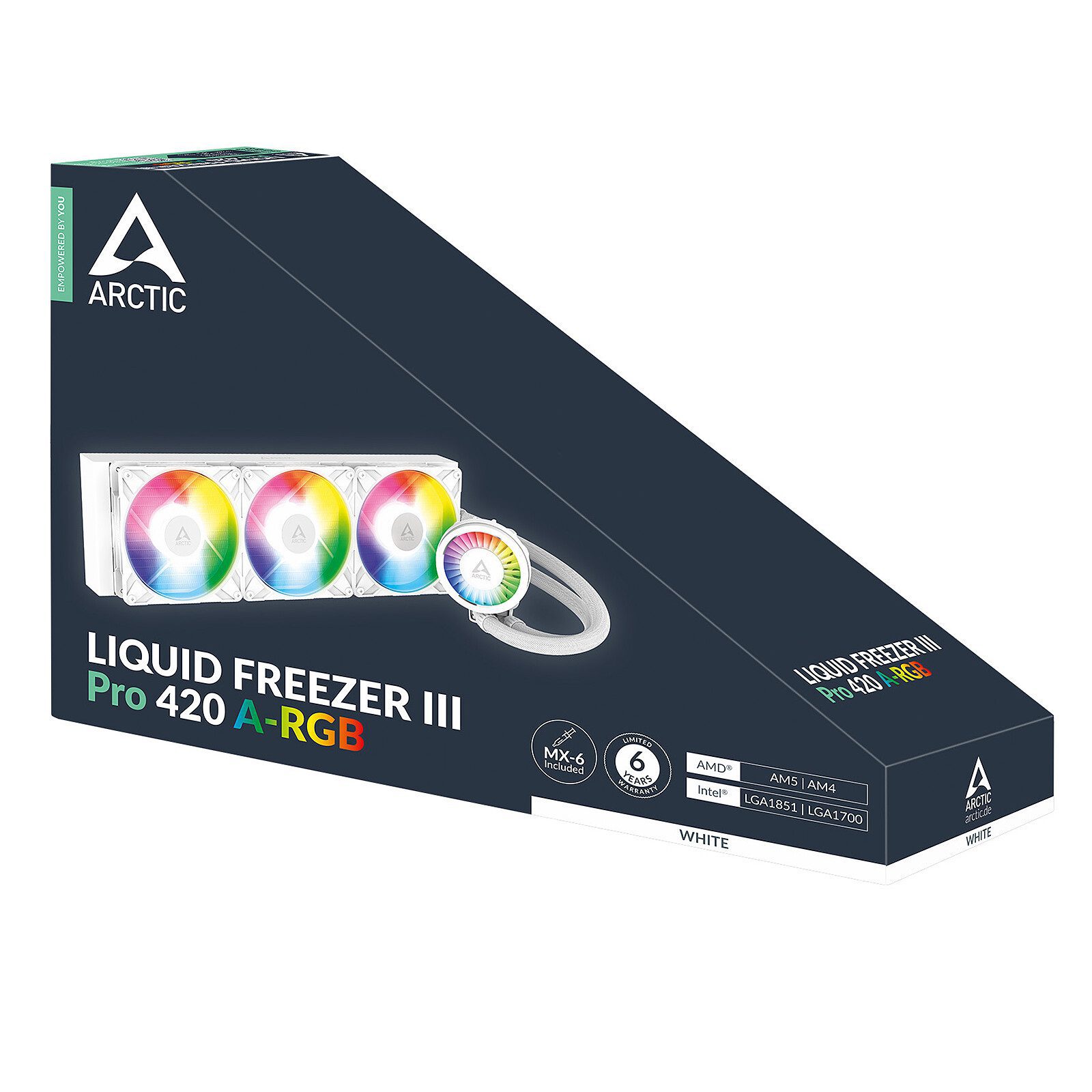 Arctic Liquid Freezer III Pro 420 A-RGB (Blanc) 5 Arctic watercooling Radiateur 420 mm
