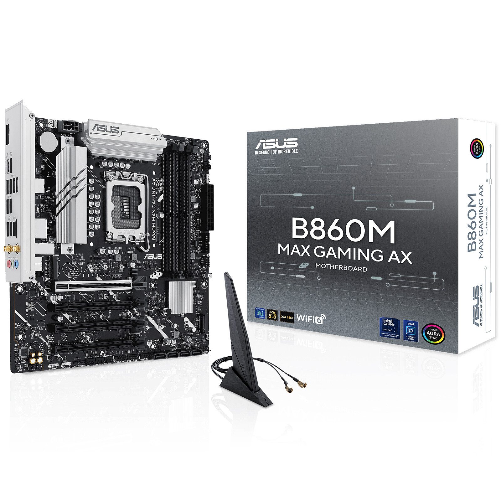 ASUS B860M MAX GAMING AX 1 carte mère ASUS Intel 1851