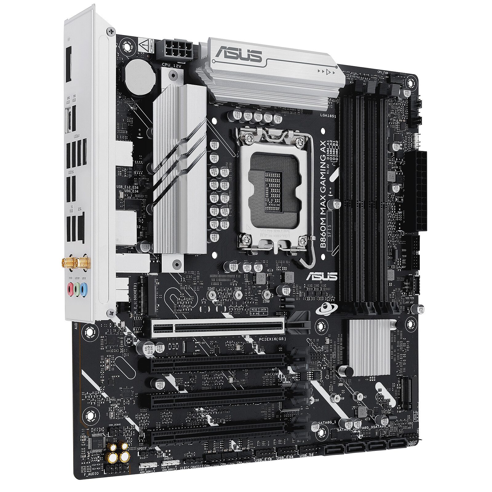 ASUS B860M MAX GAMING AX 3 carte mère ASUS Intel 1851