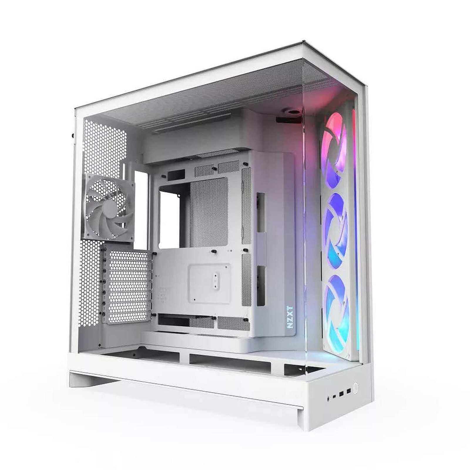 NZXT H9 Flow RGB Blanc (2025) 1 tour pc NZXT