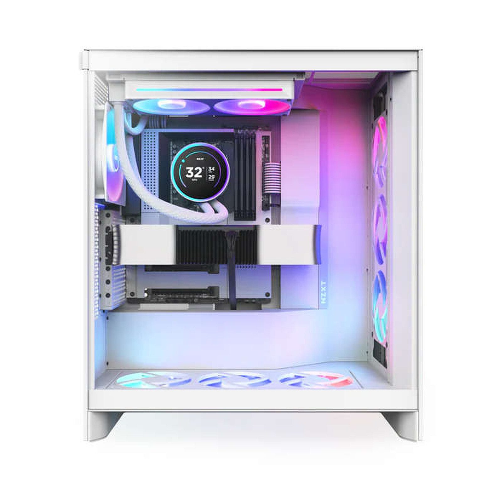 NZXT Kraken Elite 240 RGB Blanc (RL-KR24E-W2) 5 NZXT watercooling Radiateur 240 mm
