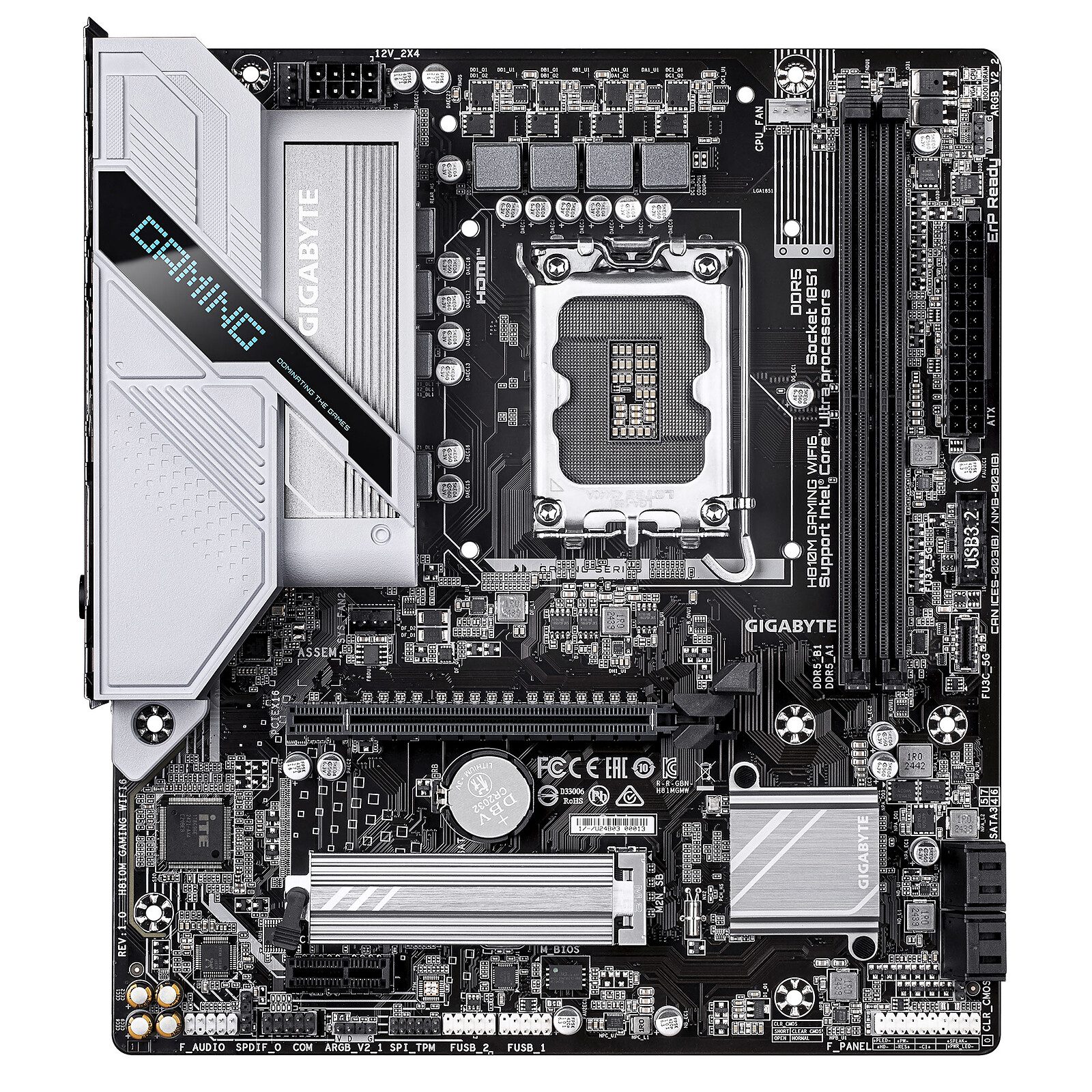 Gigabyte H810M GAMING WIFI6 2 carte mère Gigabyte Intel 1851