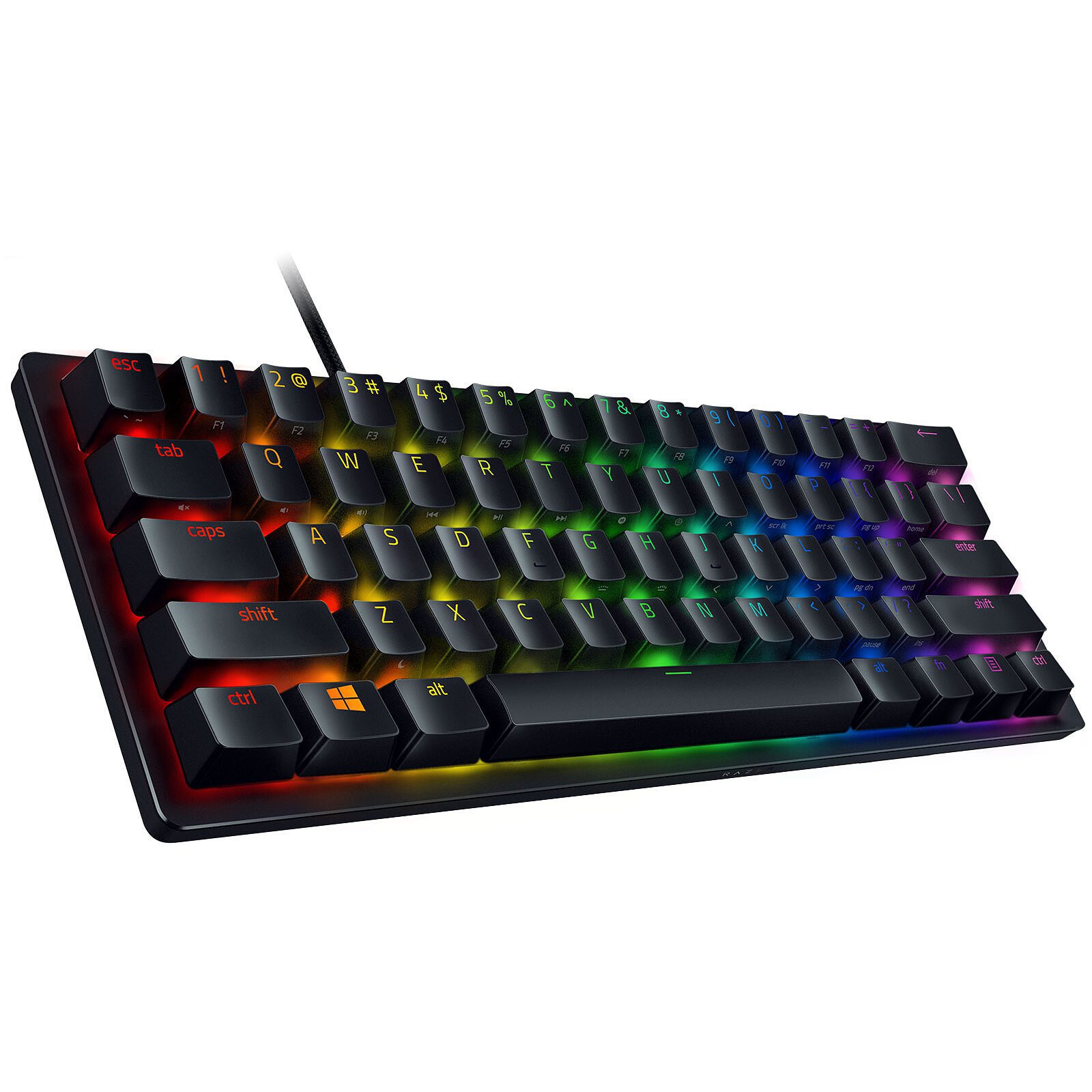 Razer Huntsman Mini (Razer Optical Purple) 2 clavier Noir