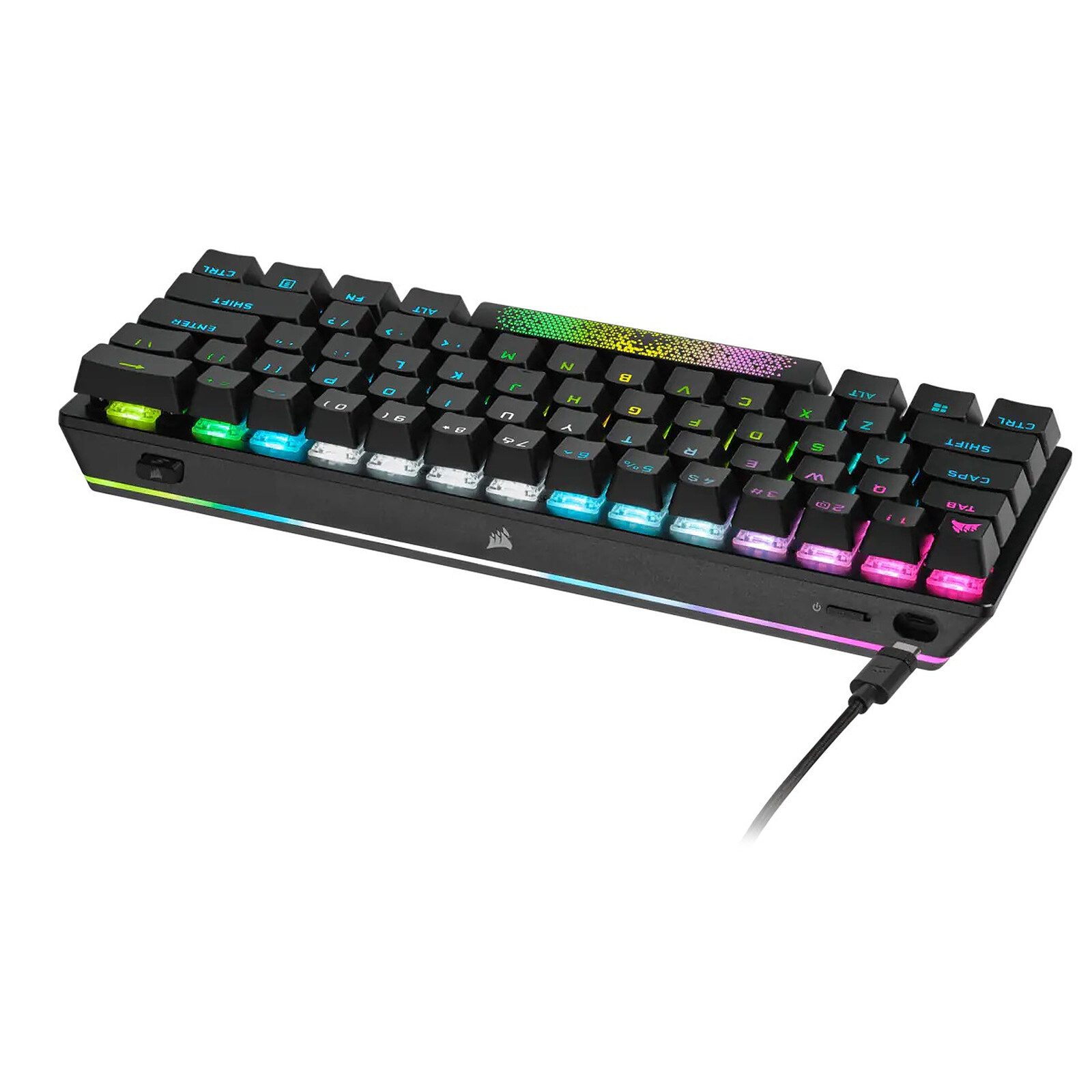 Corsair Gaming K70 Pro Mini Wireless RGB Noir (Cherry MX Red) 4 clavier Corsair Mécanique
