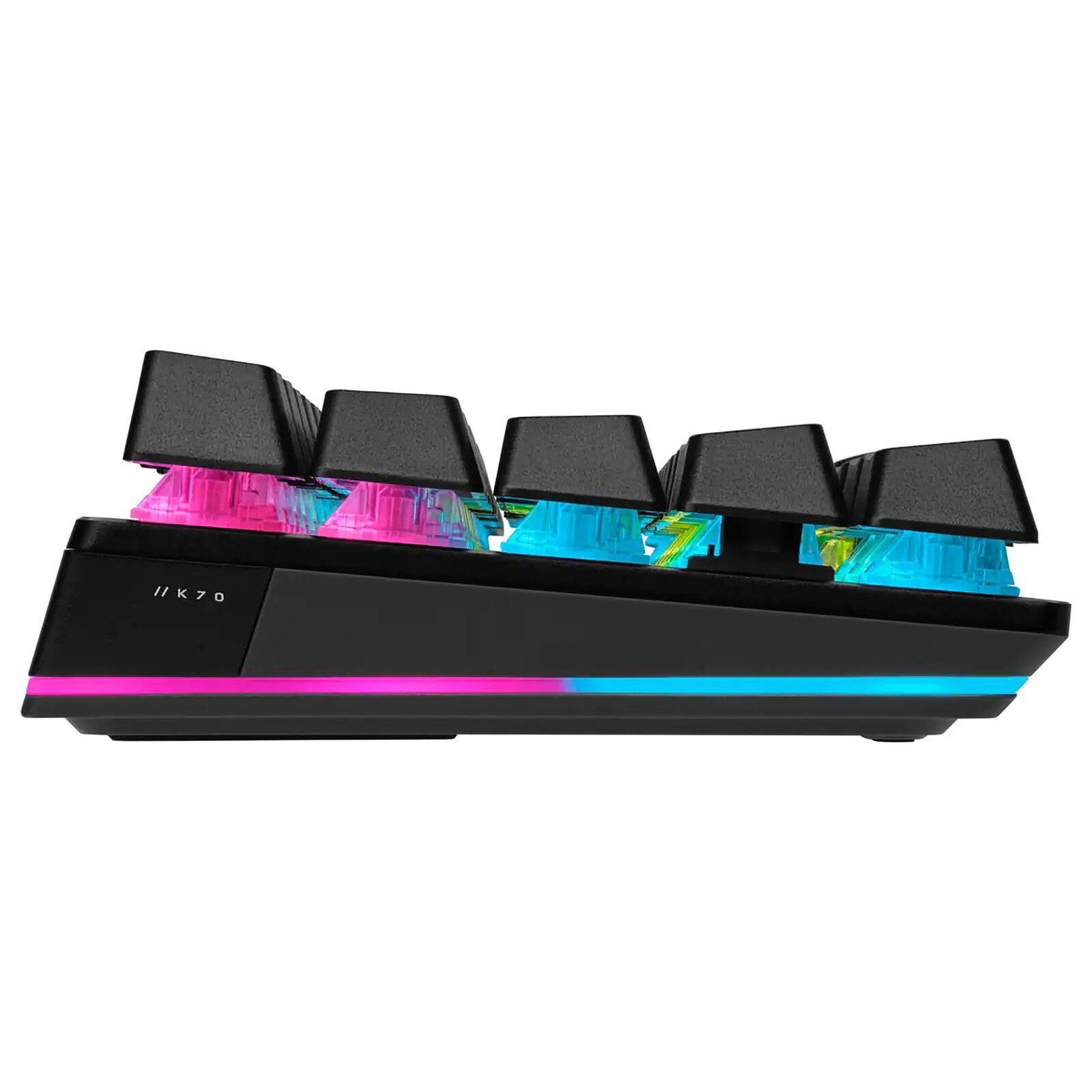 Corsair Gaming K70 Pro Mini Wireless RGB Noir (Cherry MX Red) 5 clavier gamer Mécanique