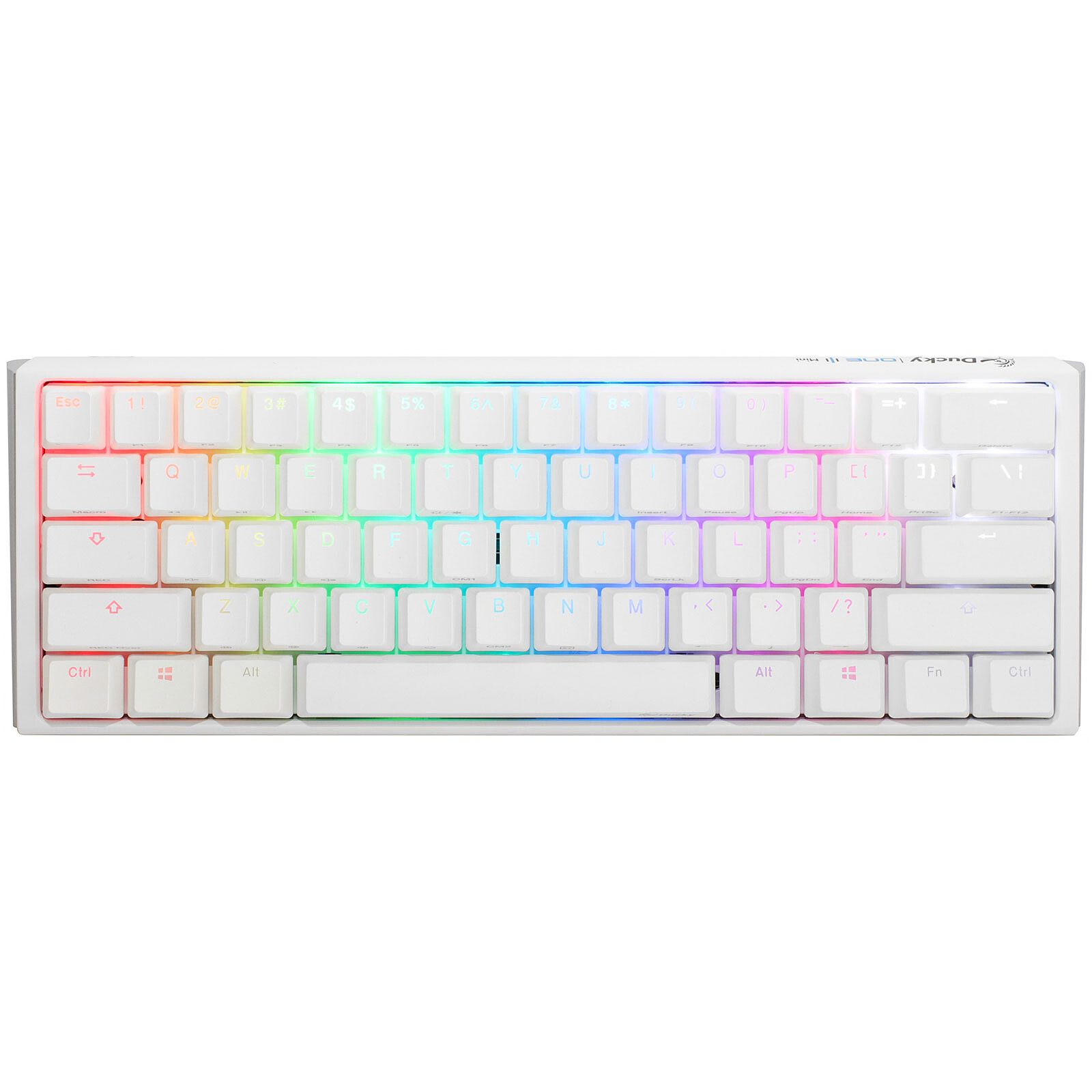 Ducky Channel One 3 Mini White (Cherry MX Red) 1 clavier gamer Ducky Channel