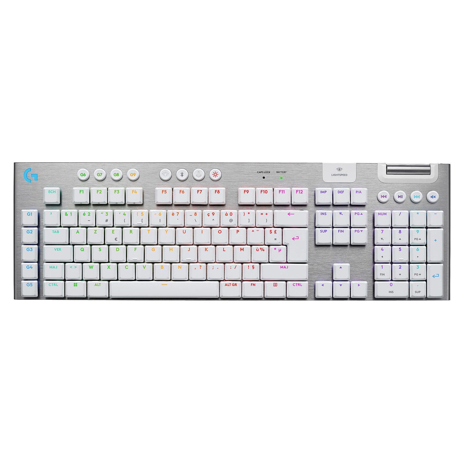 Logitech G G915X Lightspeed Blanc (Tactile Version) 1 clavier gamer Logitech G