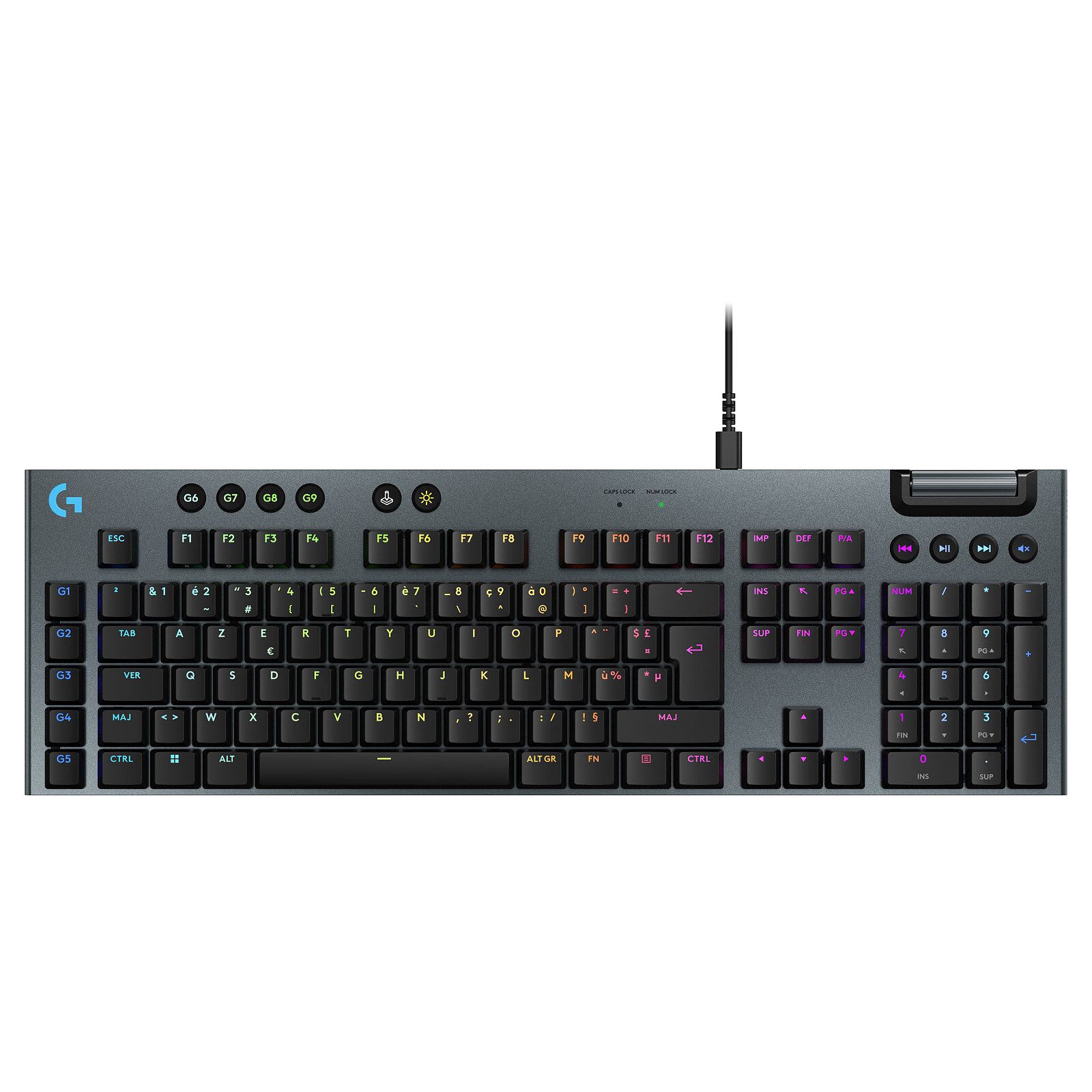 Logitech G G915X Noir (Tactile Version) 1 clavier gamer Logitech G