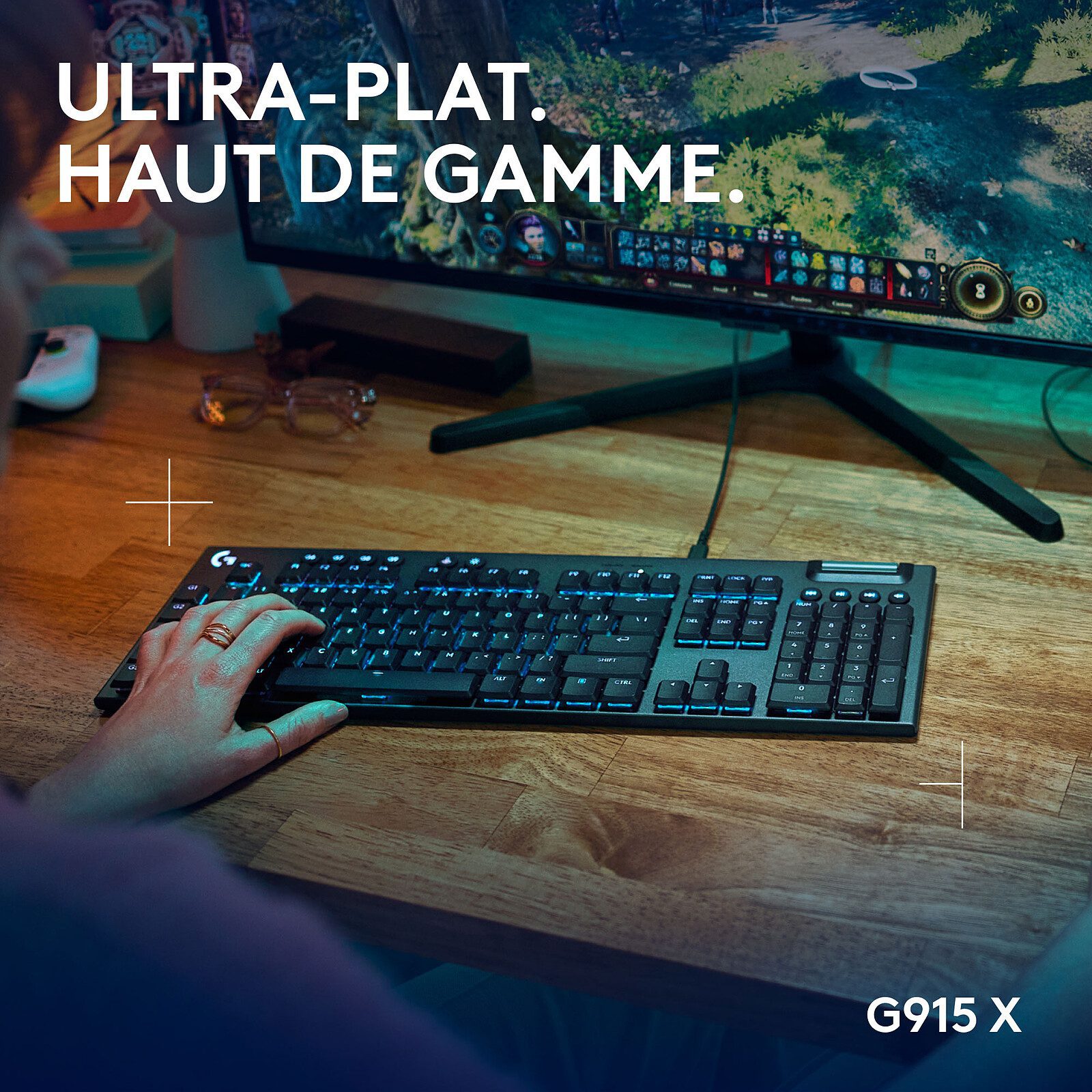Logitech G G915X Noir (Tactile Version) 2 clavier Noir