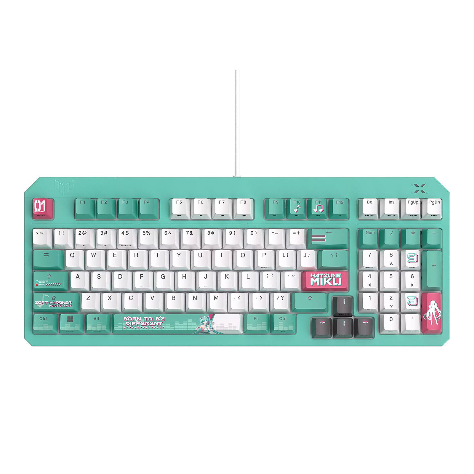 ASUS TUF Gaming K3 Gen II Hatsune Miku Edition 1 clavier gamer ASUS
