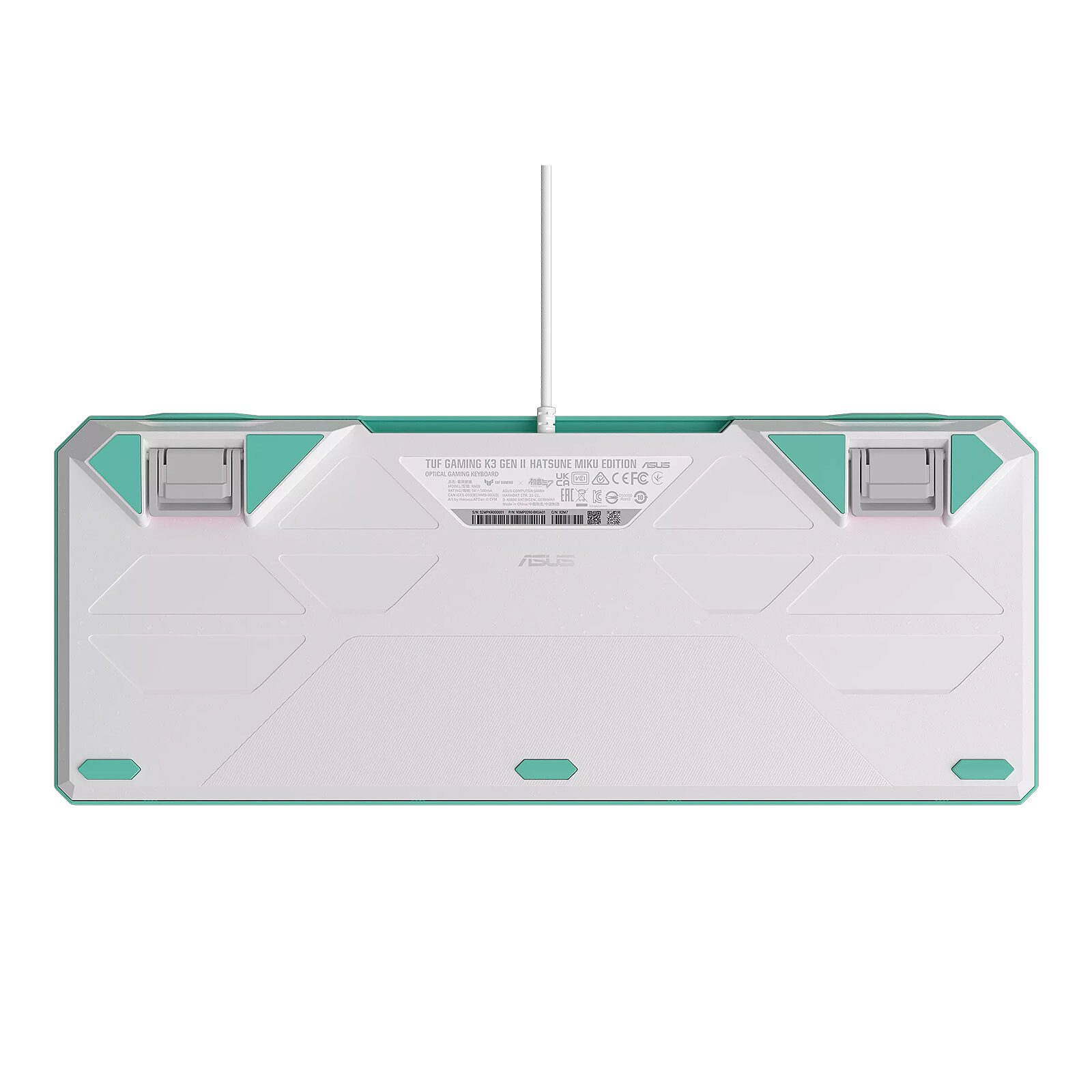 ASUS TUF Gaming K3 Gen II Hatsune Miku Edition 5 clavier gamer Optique