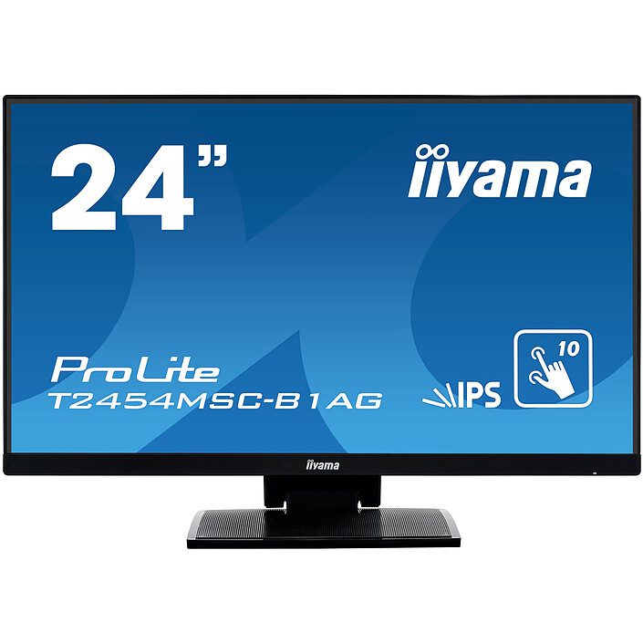 iiyama 23.8" LED Tactile - ProLite T2454MSC-B2AG 1 écran pc iiyama 23.8 pouces