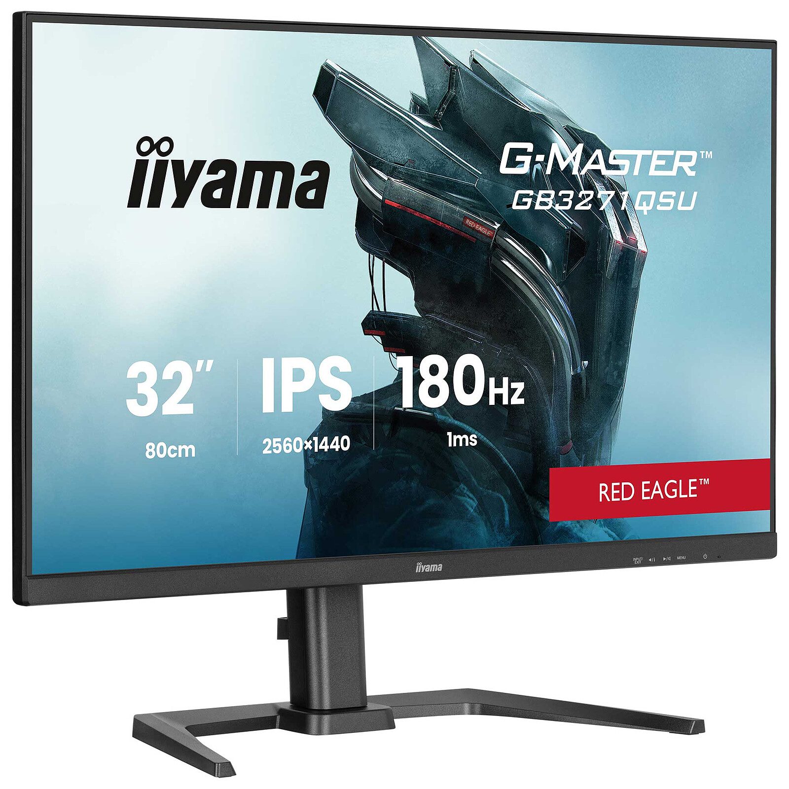 iiyama 31.5″ LED – G-Master GB3271QSU-B2 Red Eagle 2 moniteur pc iiyama 31.5 pouces