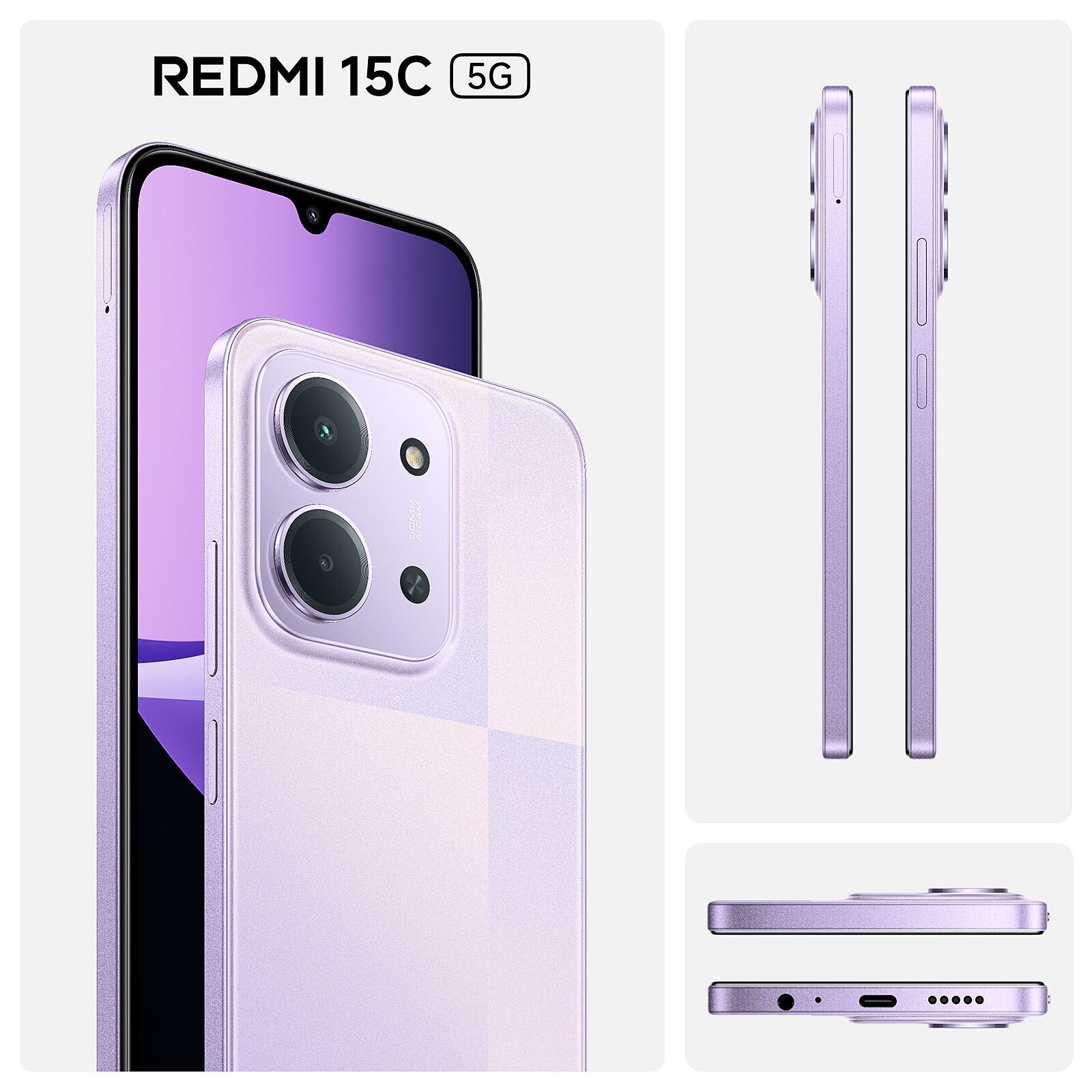 Xiaomi Redmi 15C 5G Violet (4 Go / 256 Go) 2 laptop Xiaomi