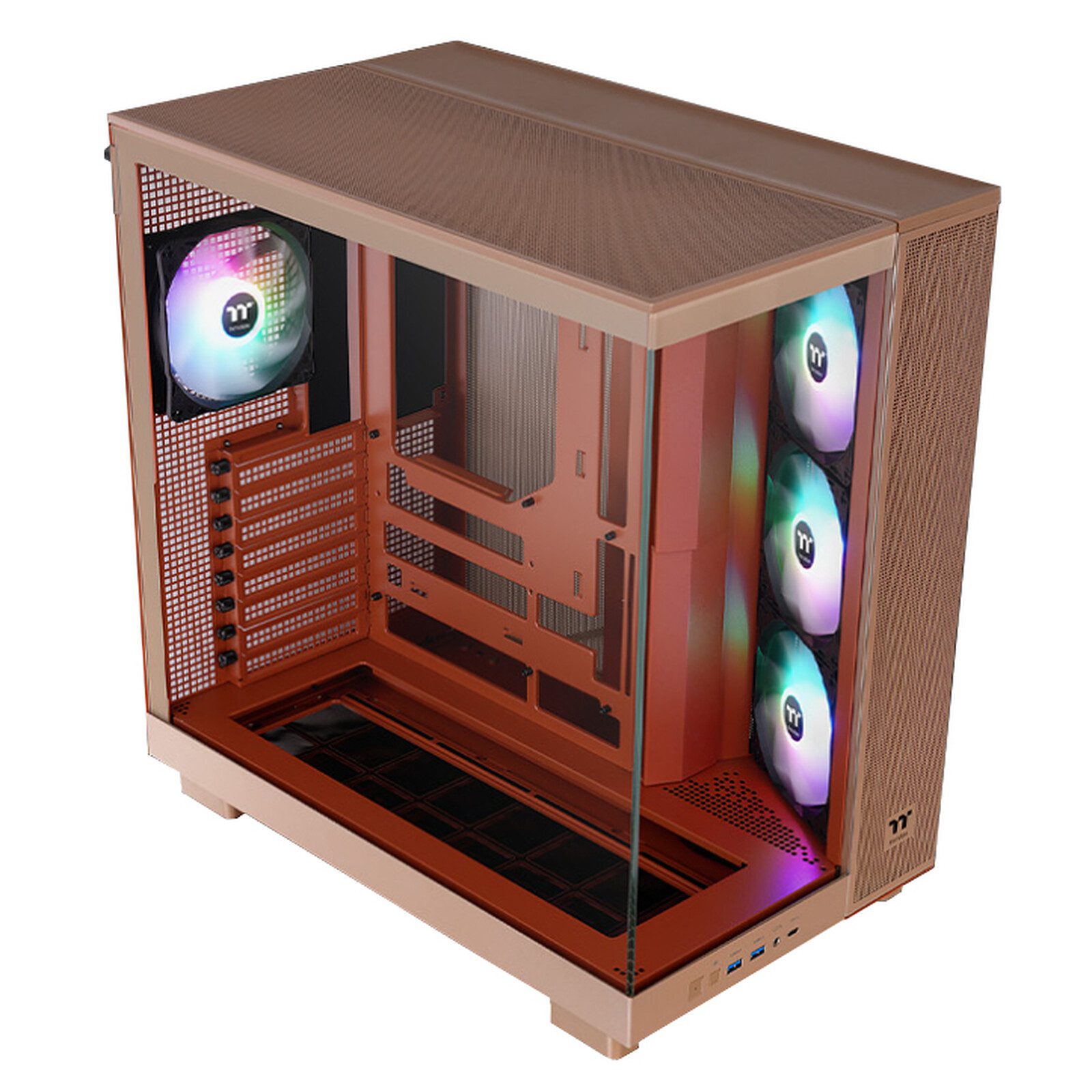 Thermaltake View 380 XL TG ARGB (sable) 1 tour pc Thermaltake