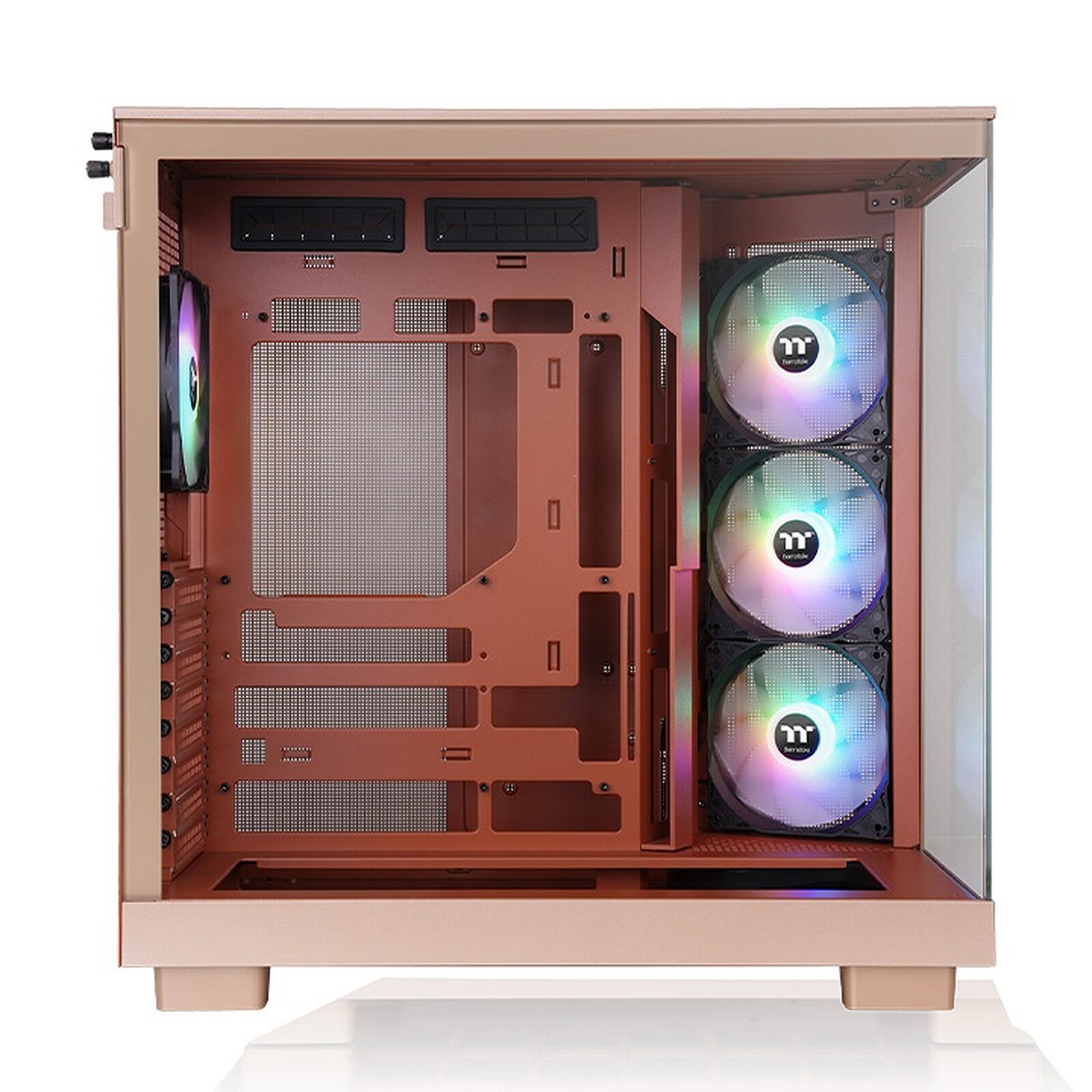 Thermaltake View 380 XL TG ARGB (sable) 3 tour pc Thermaltake