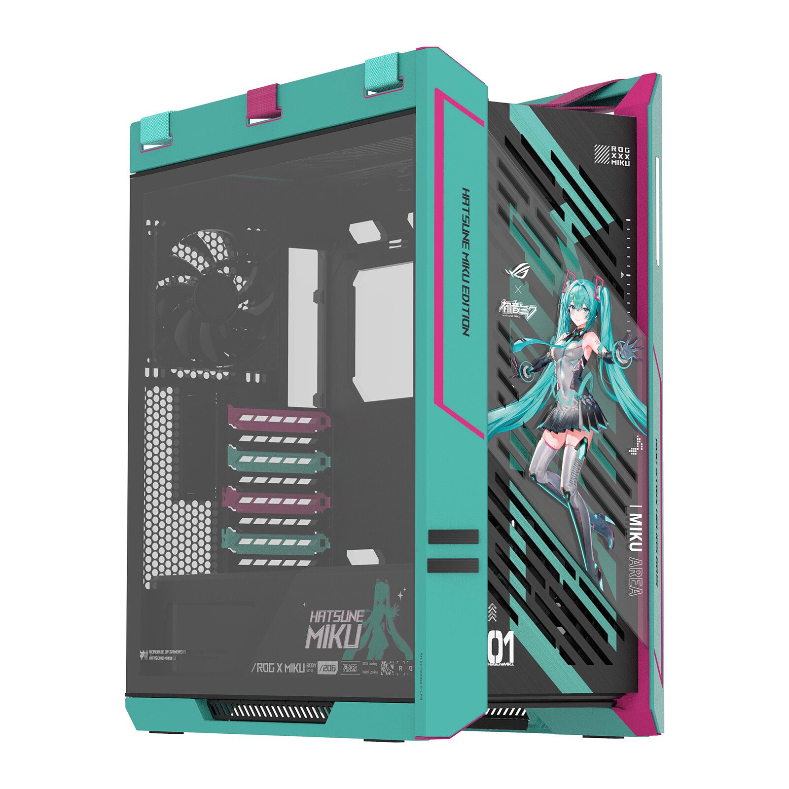 ASUS ROG Strix Helios II Hatsune Miku Edition 1 tour pc ASUS