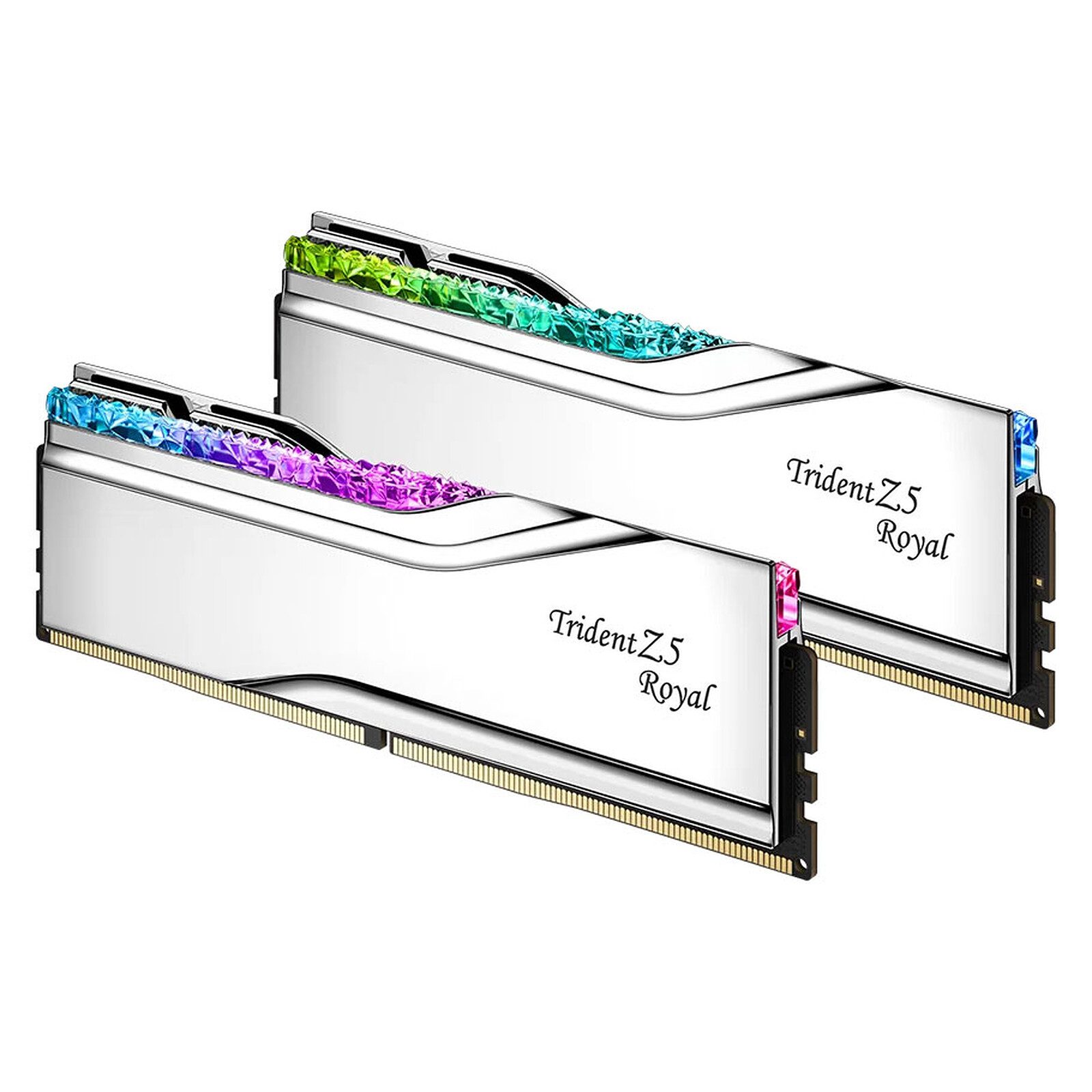 G.Skill Trident Z5 Royal 32 Go (2 x 16 Go) DDR5 8000 MHz CL38 – Argent 3 RAM G.Skill DDR5 8000 MHz 32 Go
