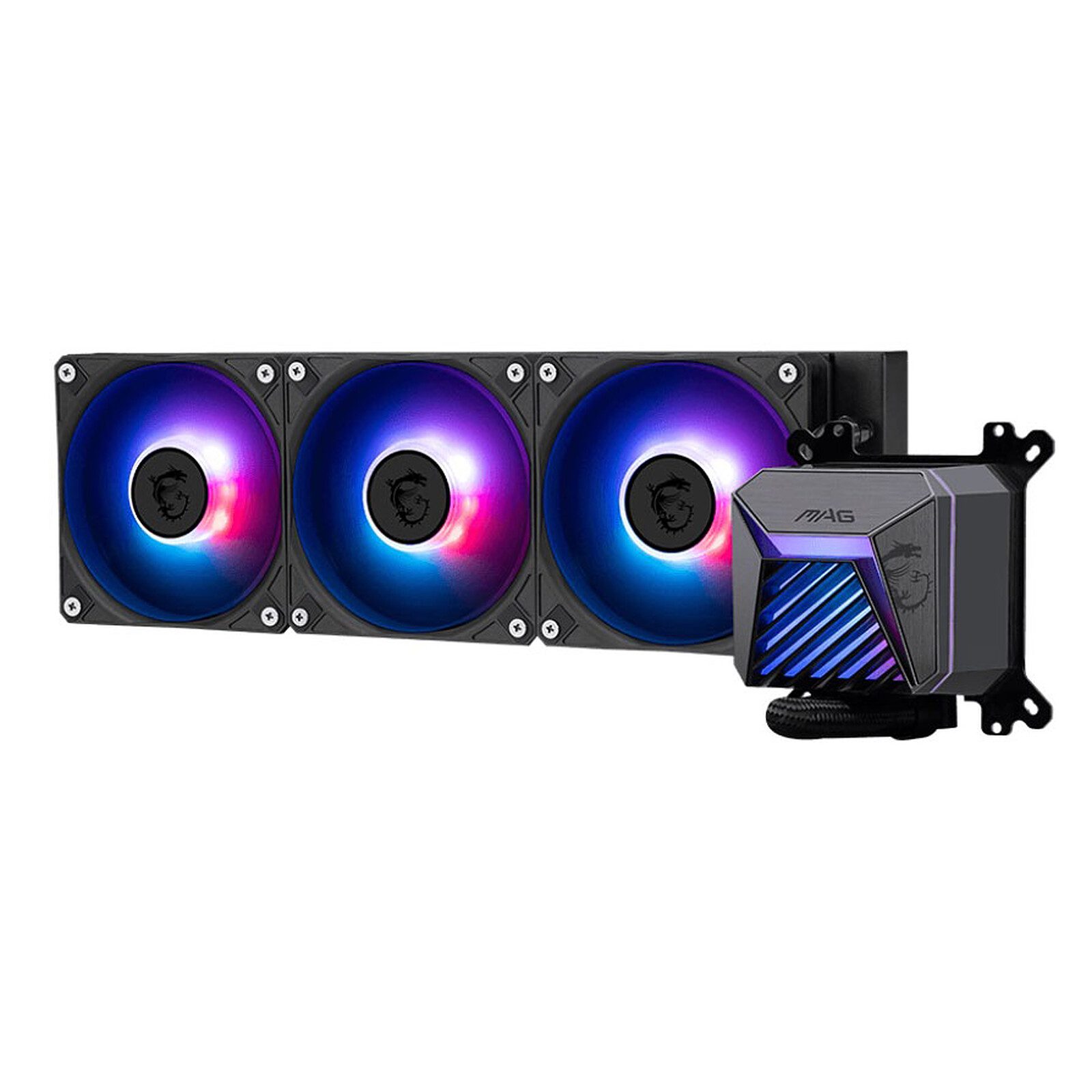 MSI MAG CORELIQUID A15 360 Black 1 MSI watercooling Radiateur 360 mm