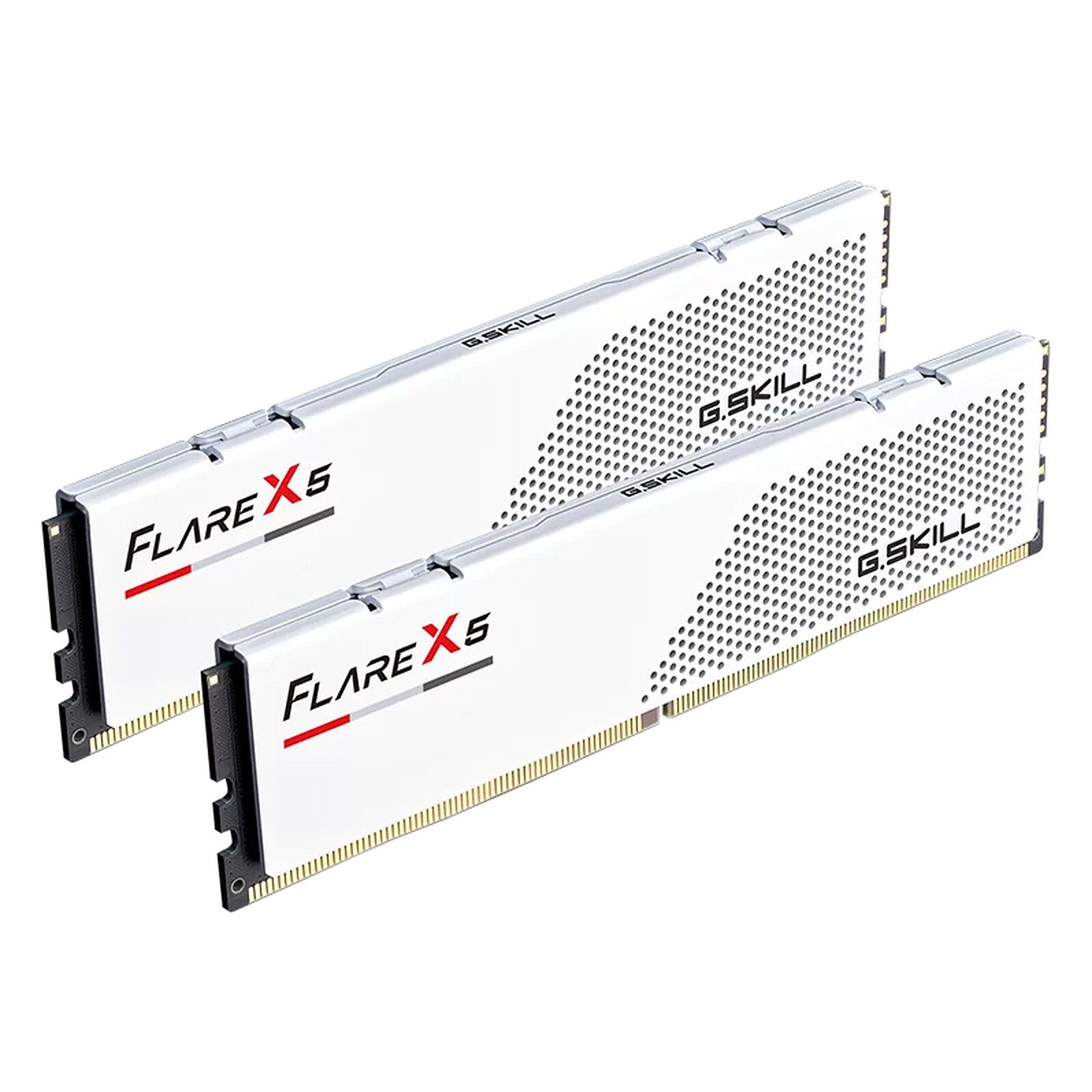 G.Skill Flare X5 Series Low Profile 64 Go (2 x 32 Go) DDR5 6000 MHz CL28 – Blanc 2 RAM G.Skill DDR5 6000 MHz 64 Go