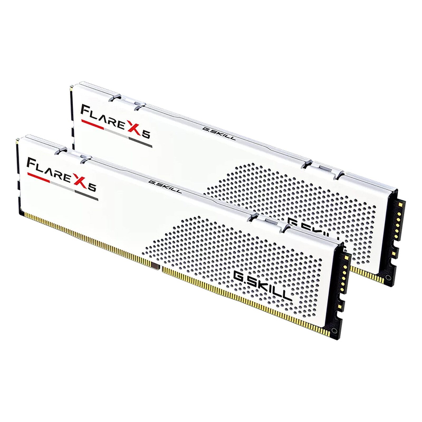 G.Skill Flare X5 Series Low Profile 64 Go (2 x 32 Go) DDR5 6000 MHz CL28 – Blanc 3 RAM G.Skill DDR5 6000 MHz 64 Go