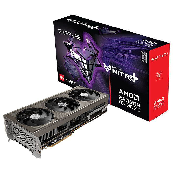 Sapphire NITRO+ AMD Radeon RX 9070 16GB 1 SAPPHIRE AMD Radeon RX 9070