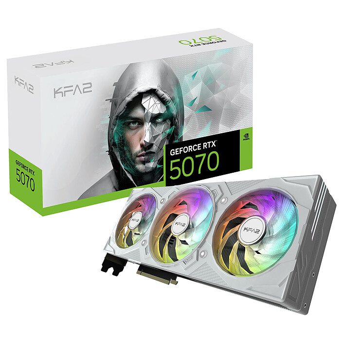 KFA2 GeForce RTX 5070 EX Gamer 1-Click OC White 1 KFA2 NVIDIA GeForce RTX 5070