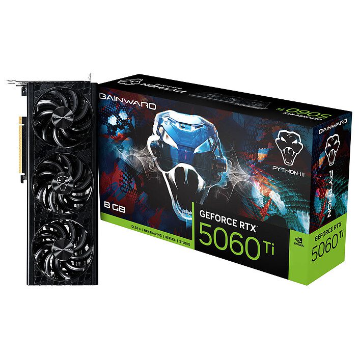 Gainward GeForce RTX 5060 Ti Python III 8GB 1 Gainward NVIDIA GeForce RTX 5060 Ti