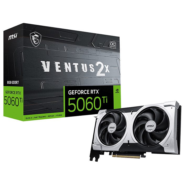 MSI GeForce RTX 5060 Ti 8G VENTUS 2X OC PLUS 1 MSI NVIDIA GeForce RTX 5060 Ti