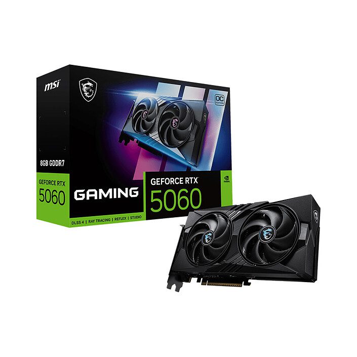 MSI GeForce RTX 5060 8G GAMING OC 1 MSI NVIDIA GeForce RTX 5060