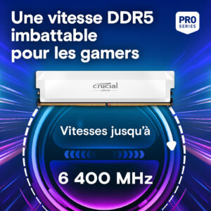 RAM Crucial DDR5 6000 MHz 32 Go