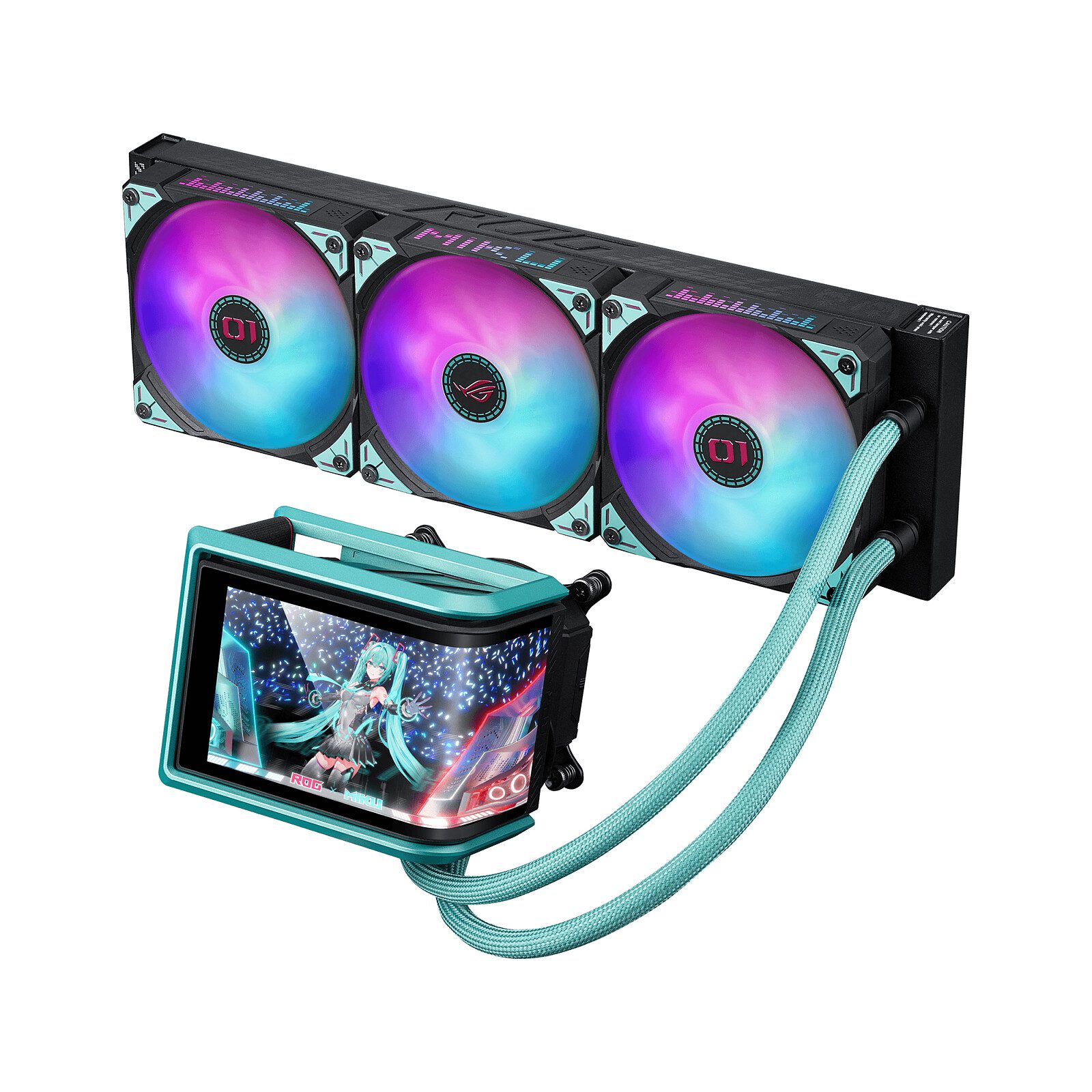 ASUS ROG Ryuo IV SLC 360 ARGB Hatsune Miku Edition 1 ASUS watercooling Radiateur 360 mm