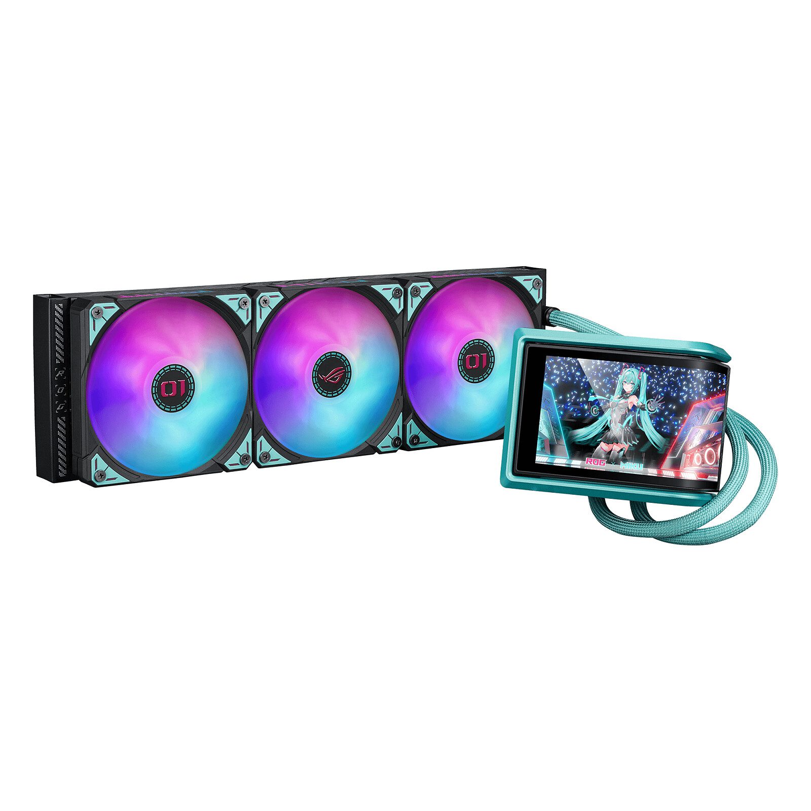 ASUS ROG Ryuo IV SLC 360 ARGB Hatsune Miku Edition 2 ASUS watercooling Radiateur 360 mm