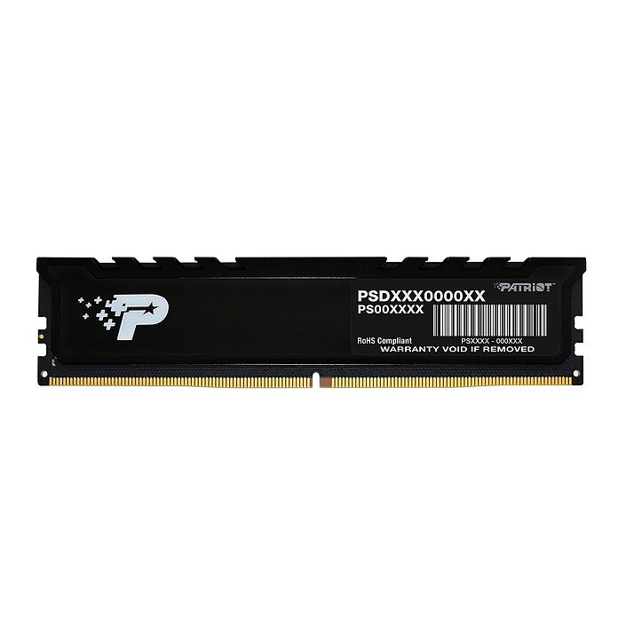Patriot Signature Premium 8 Go (1x 8 Go) DDR5 5600 MHz CL46 1 RAM PATRIOT DDR5 5600 MHz 8 Go
