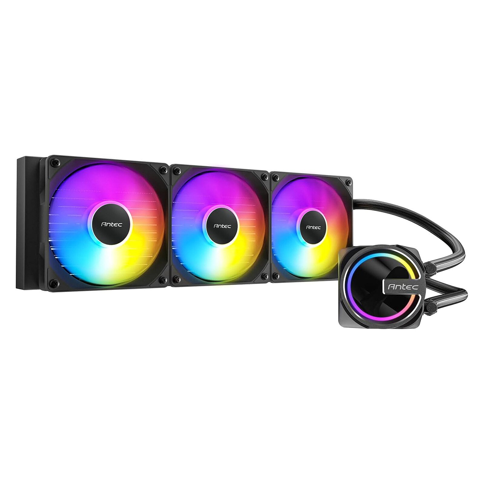 Antec Squeleton 360 ARGB Noir 1 Antec watercooling Radiateur 360 mm