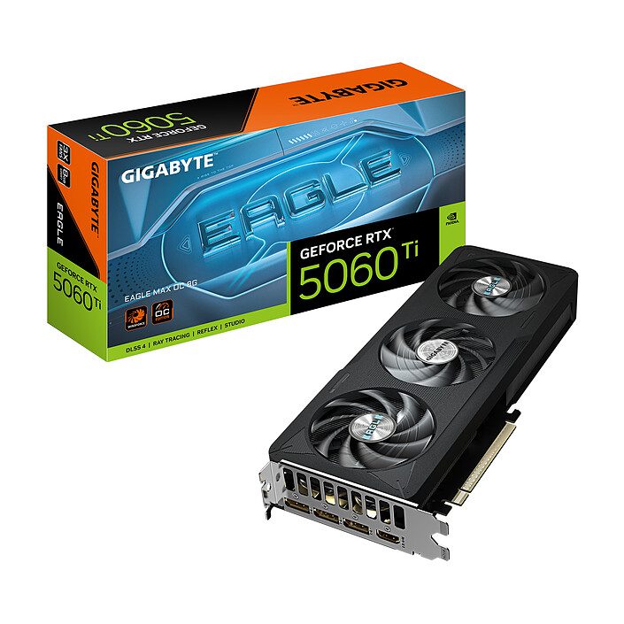 Gigabyte GeForce RTX 5060 Ti EAGLE MAX OC 8G 1 Gigabyte NVIDIA GeForce RTX 5060 Ti