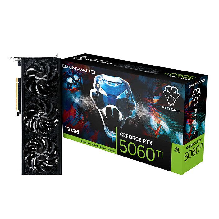 Gainward GeForce RTX 5060 Ti Python III 16GB 1 Gainward NVIDIA GeForce RTX 5060 Ti