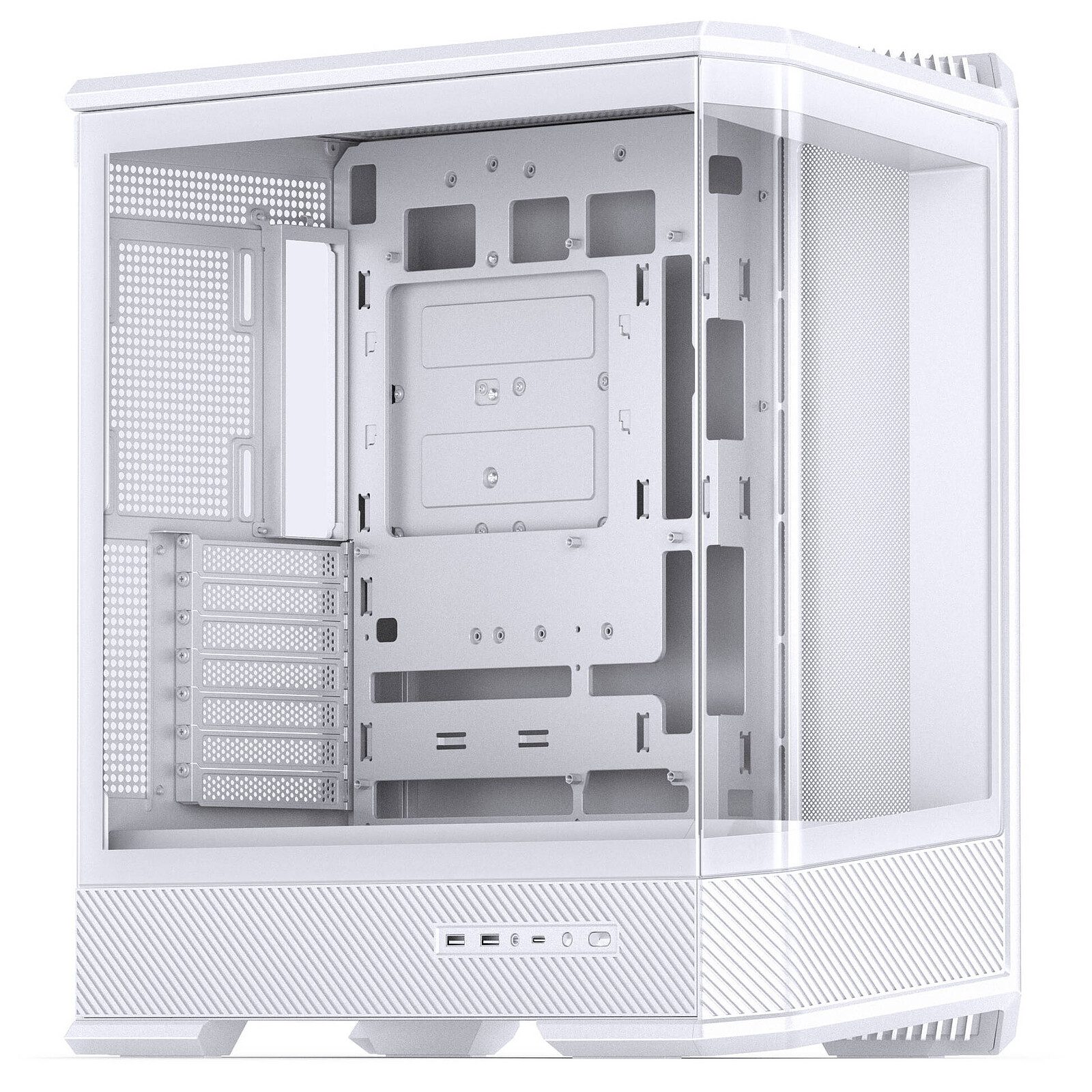 Jonsbo D400 Blanc 1 tour pc Jonsbo