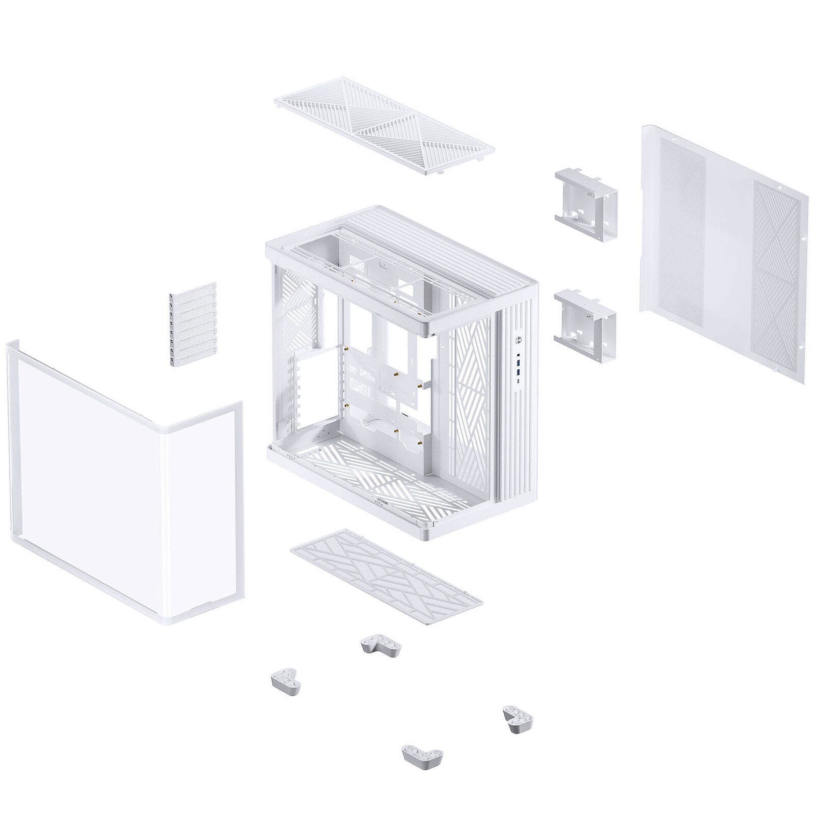 Jonsbo TK-4 Blanc 3 tour pc Jonsbo
