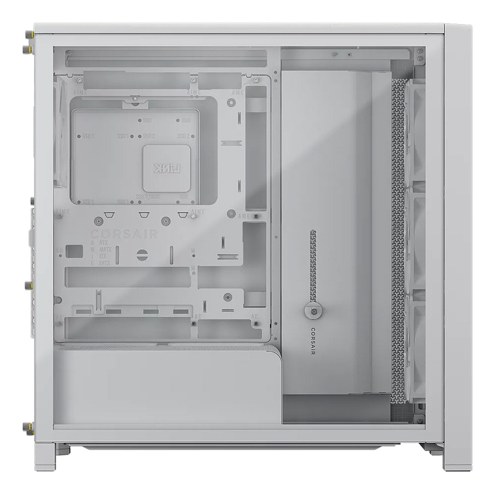 Corsair Frame 4000D RS Wood (Blanc) 3 tour pc Corsair