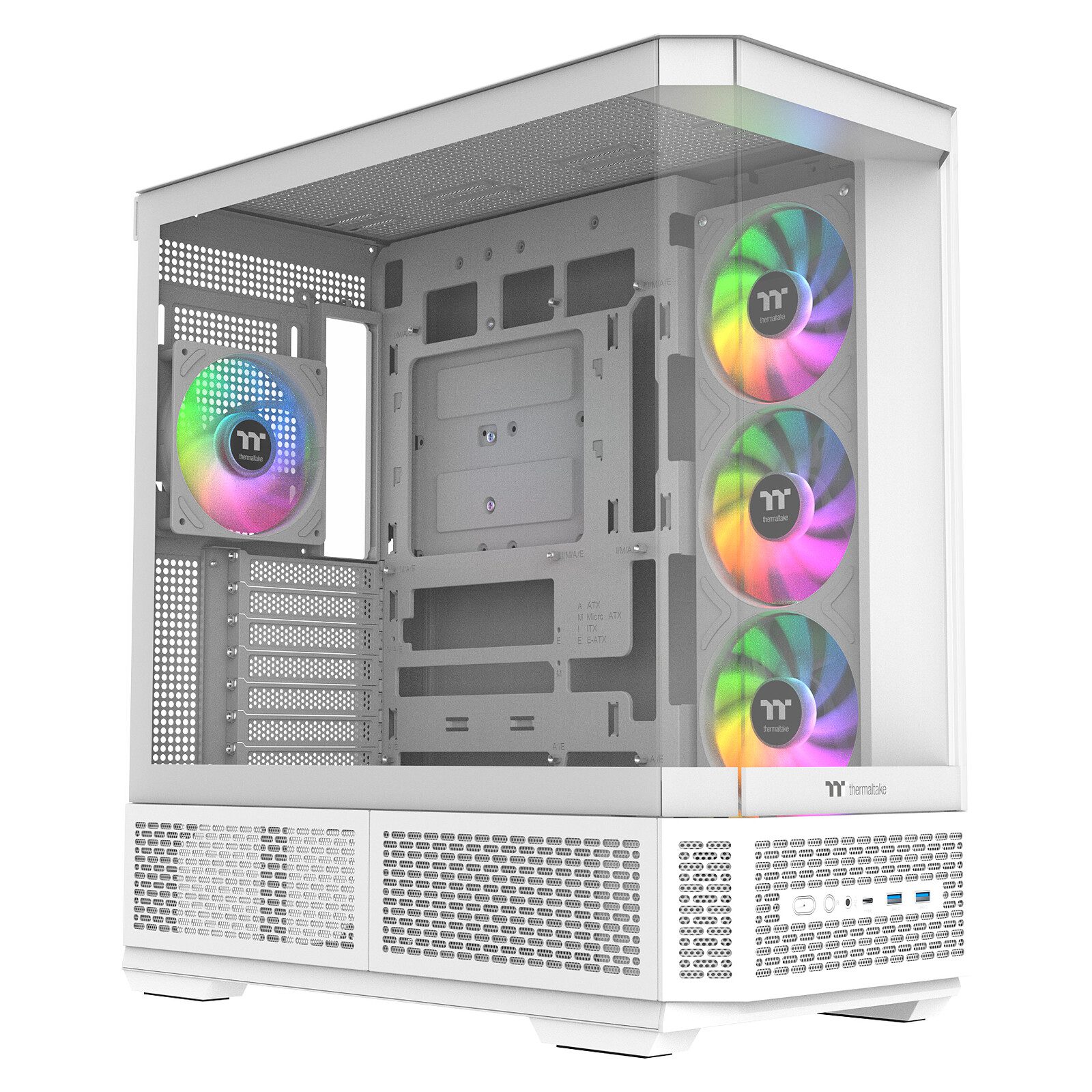 Thermaltake View 370 TG ARGB (blanc) 1 tour pc Thermaltake