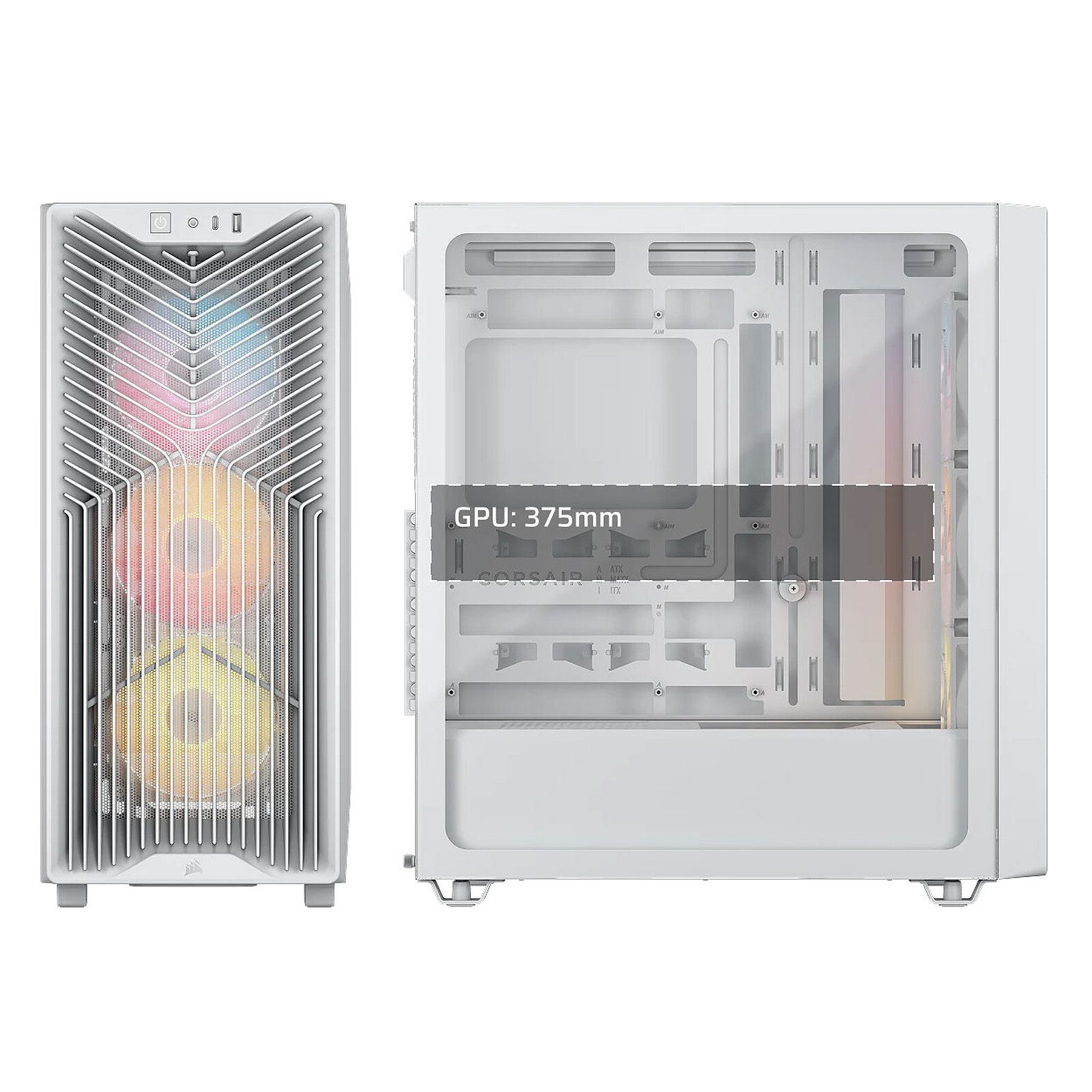 Corsair 3200D RS ARGB (Blanc) 4 boitier pc Corsair