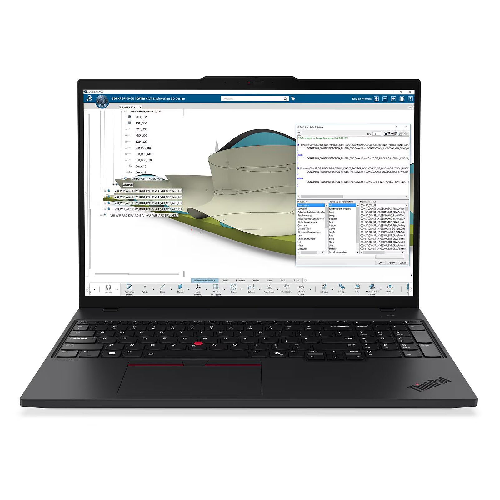 Lenovo ThinkPad P16s Gen 4 (21QR0055FR) 1 Pc portable Lenovo 16 pouces