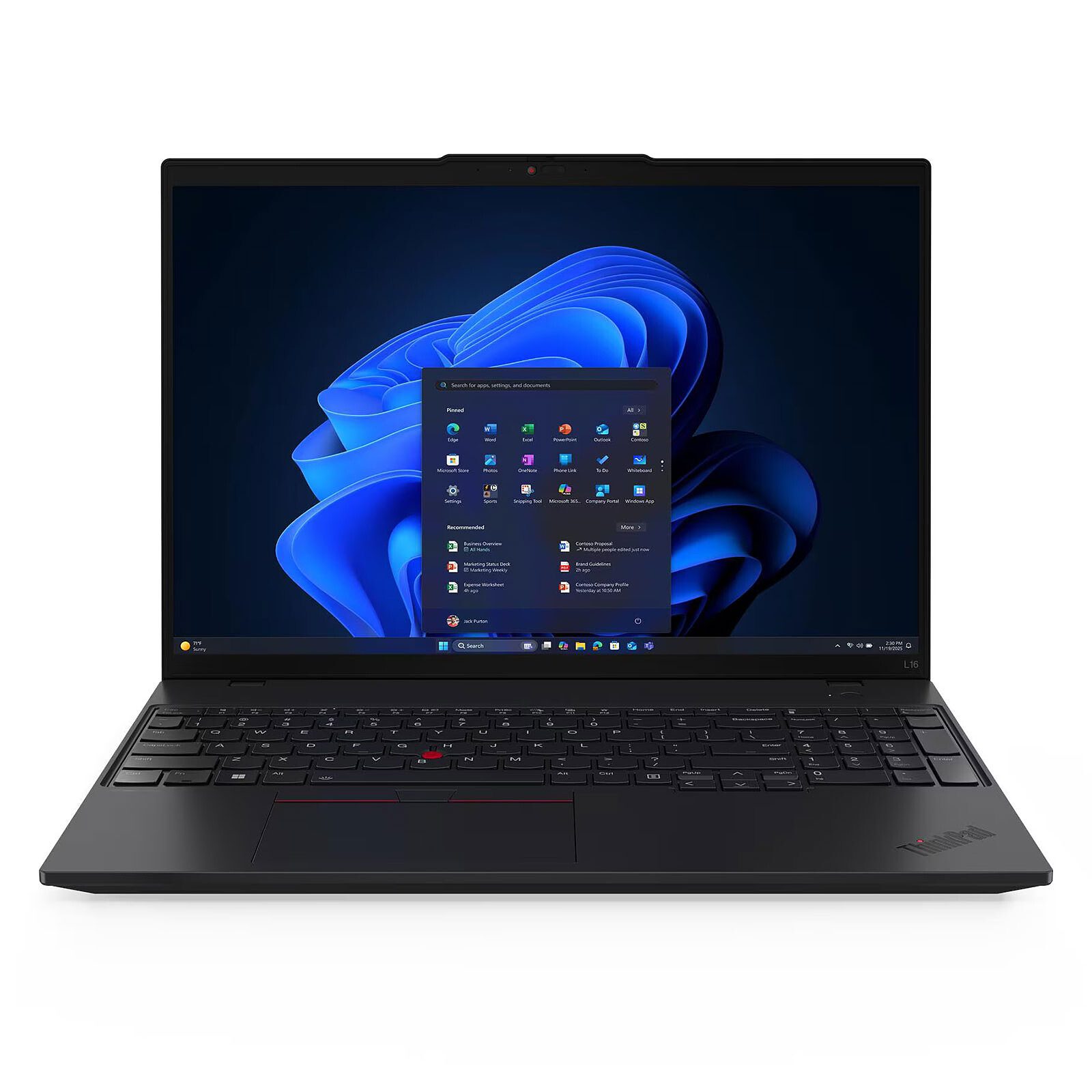 Lenovo ThinkPad L16 Gen 2 (21SA0052FR) 1 Pc portable Lenovo 16 pouces