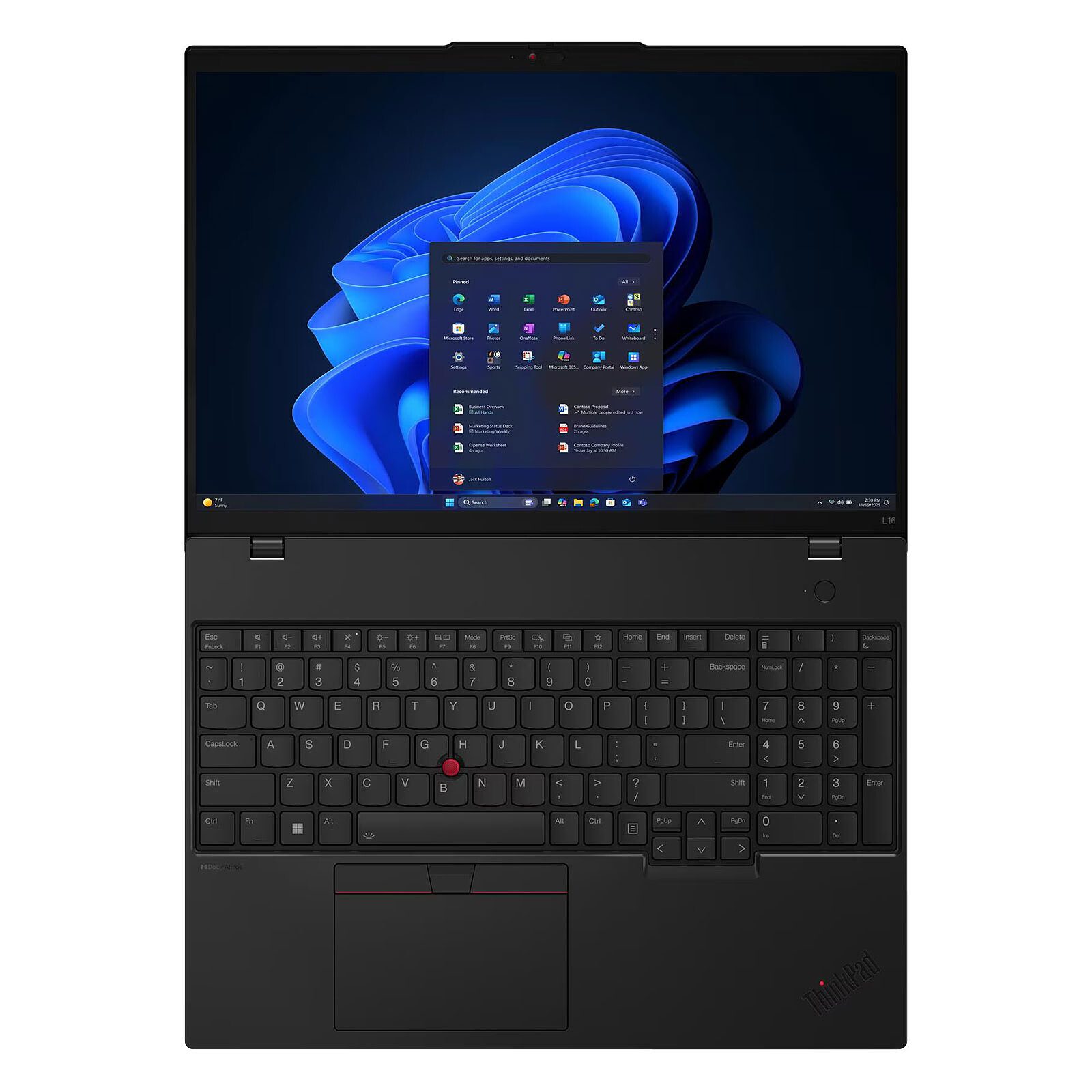 Lenovo ThinkPad L16 Gen 2 (21SA0052FR) 4 pc portable gamer Lenovo