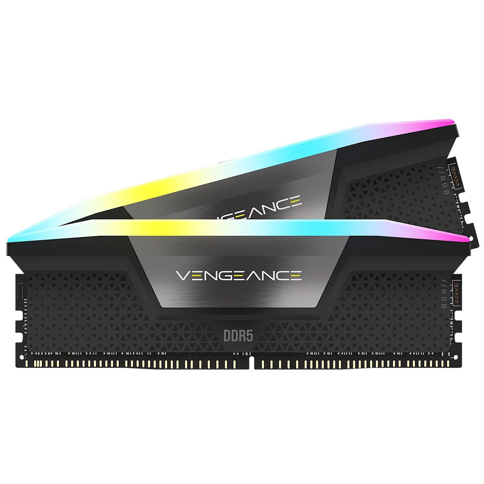 Corsair Vengeance RGB DDR5 Series – Kit d’éclairage Noir 2 RAM Corsair