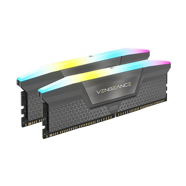 Corsair Vengeance RGB DDR5 Series - Kit d'éclairage Gris 1 RAM Corsair