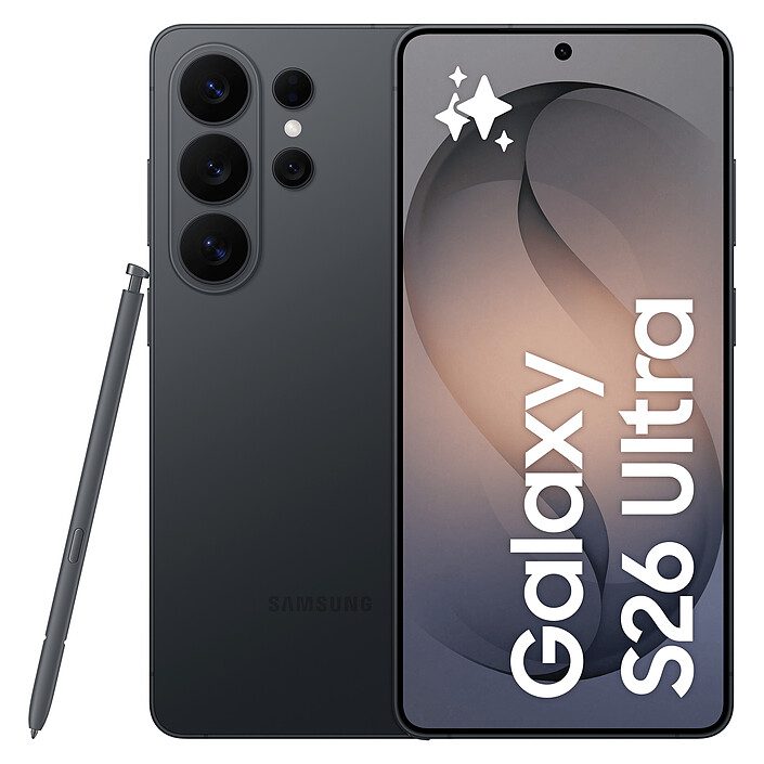 Samsung Galaxy S26 Ultra Noir (12 Go / 512 Go) 1 Pc portable Samsung