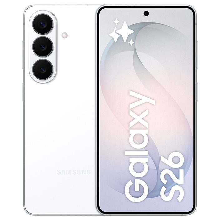 Samsung Galaxy S26 Blanc (12 Go / 512 Go) 1 Pc portable Samsung