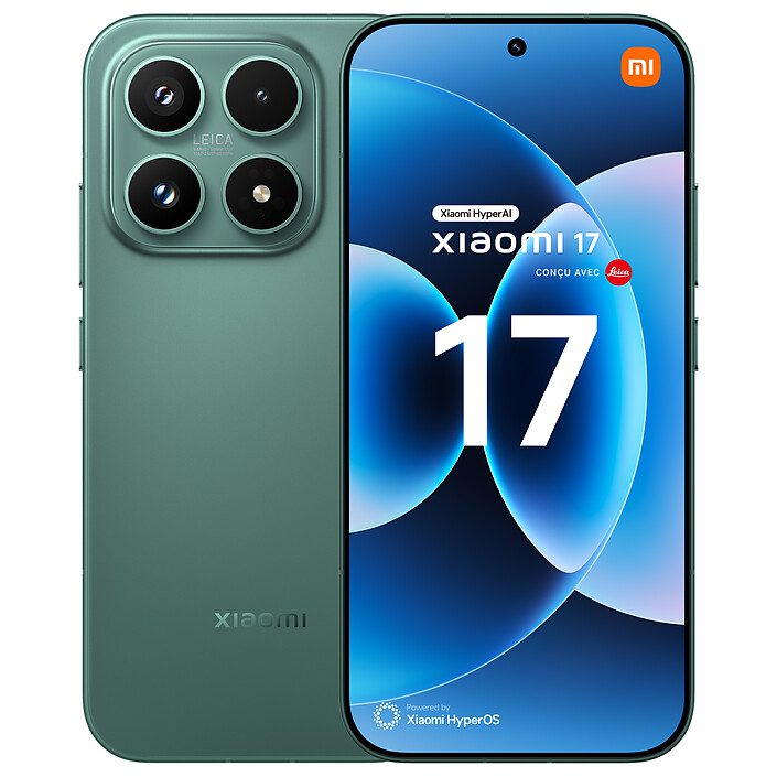 Xiaomi 17 Conçu avec Leica Vert (12 Go / 512 Go) 1 Pc portable Xiaomi